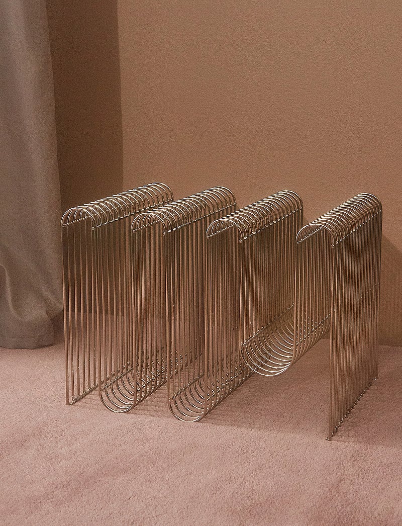 AYTM - CURVA magazine holder - ajakirja hoidik - silver - 5