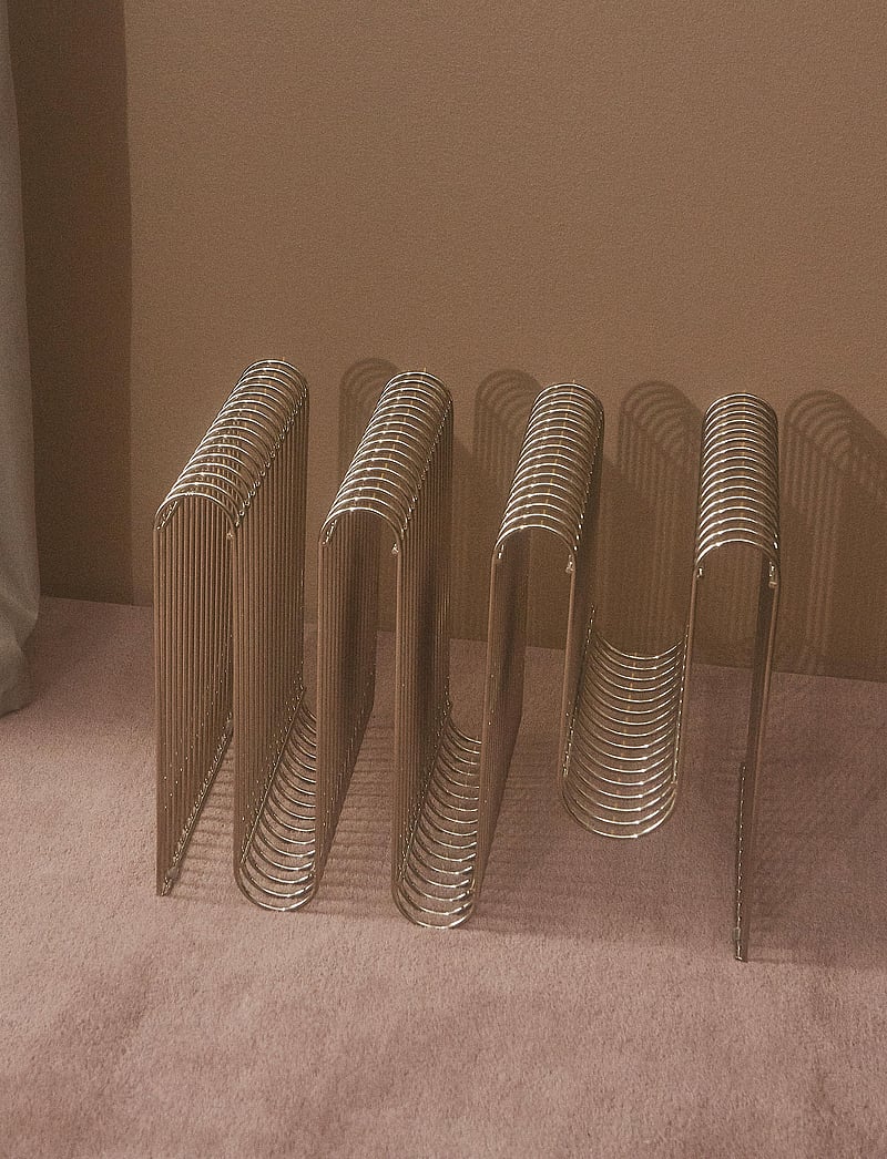 AYTM - CURVA magazine holder - ajakirja hoidik - silver - 3