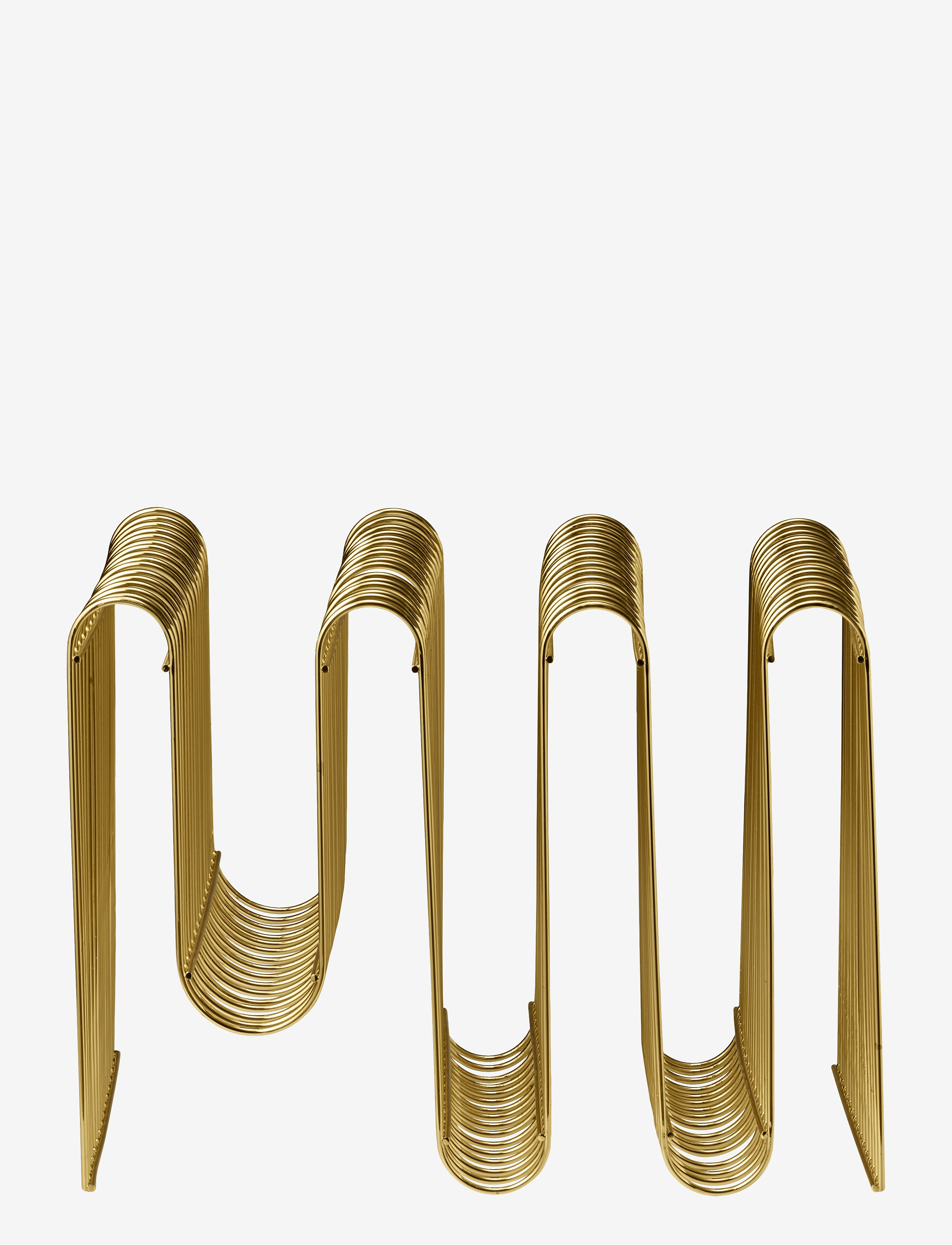 AYTM Curva Magasinholder, One Size, Storage, Gold - Magazine Holder, Homeware