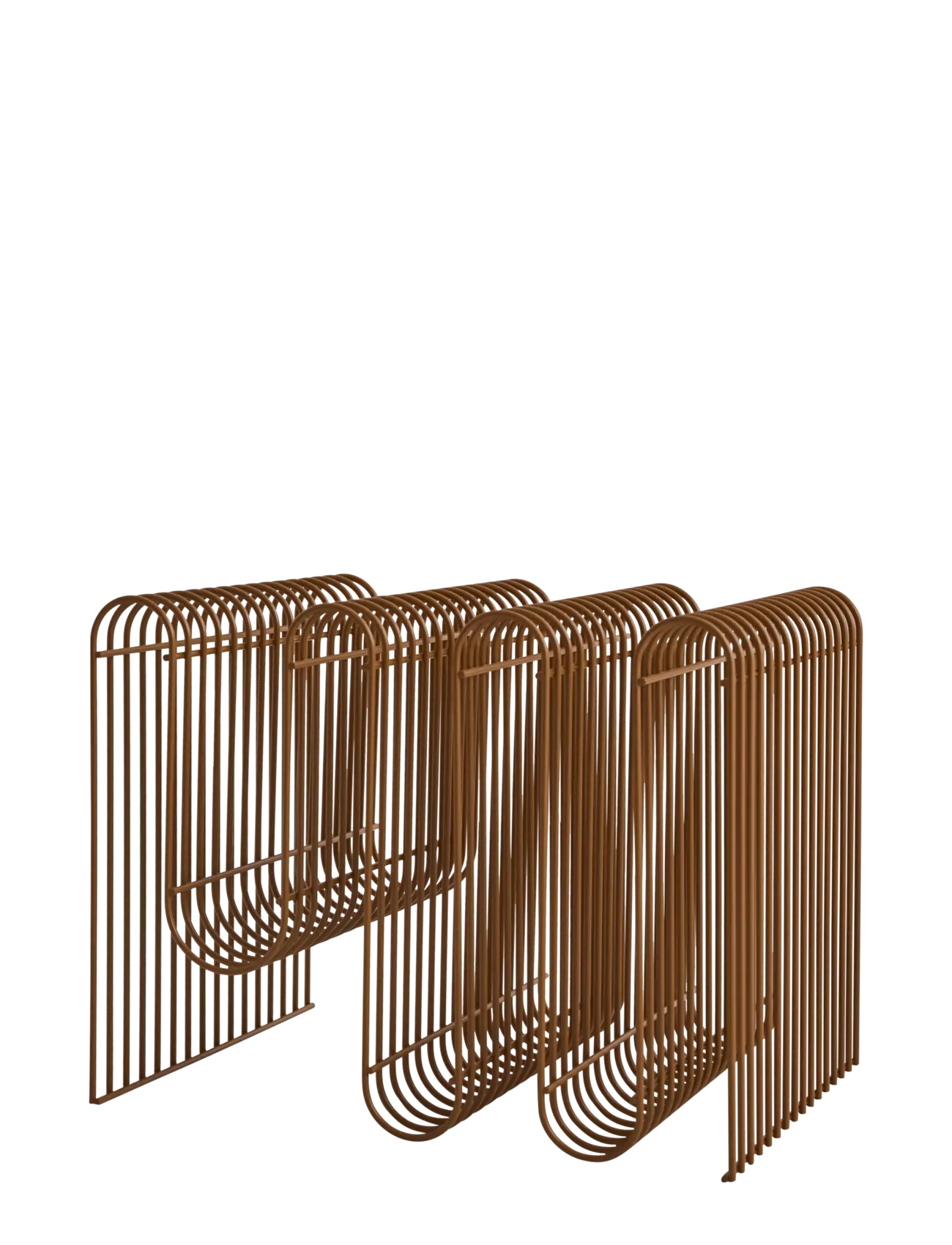AYTM - CURVA magazine holder - zeitschriftenhalter - amber - 2