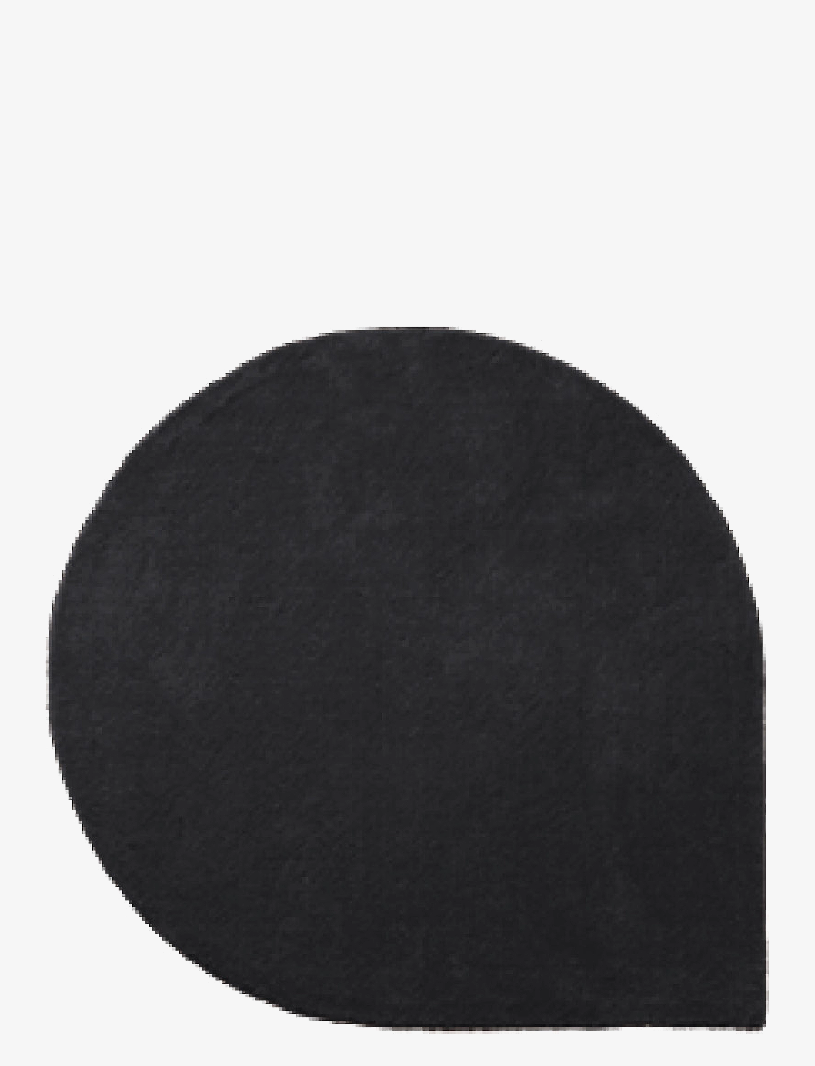 AYTM STILLA rug - Textilier - ANTHRACITE / black
