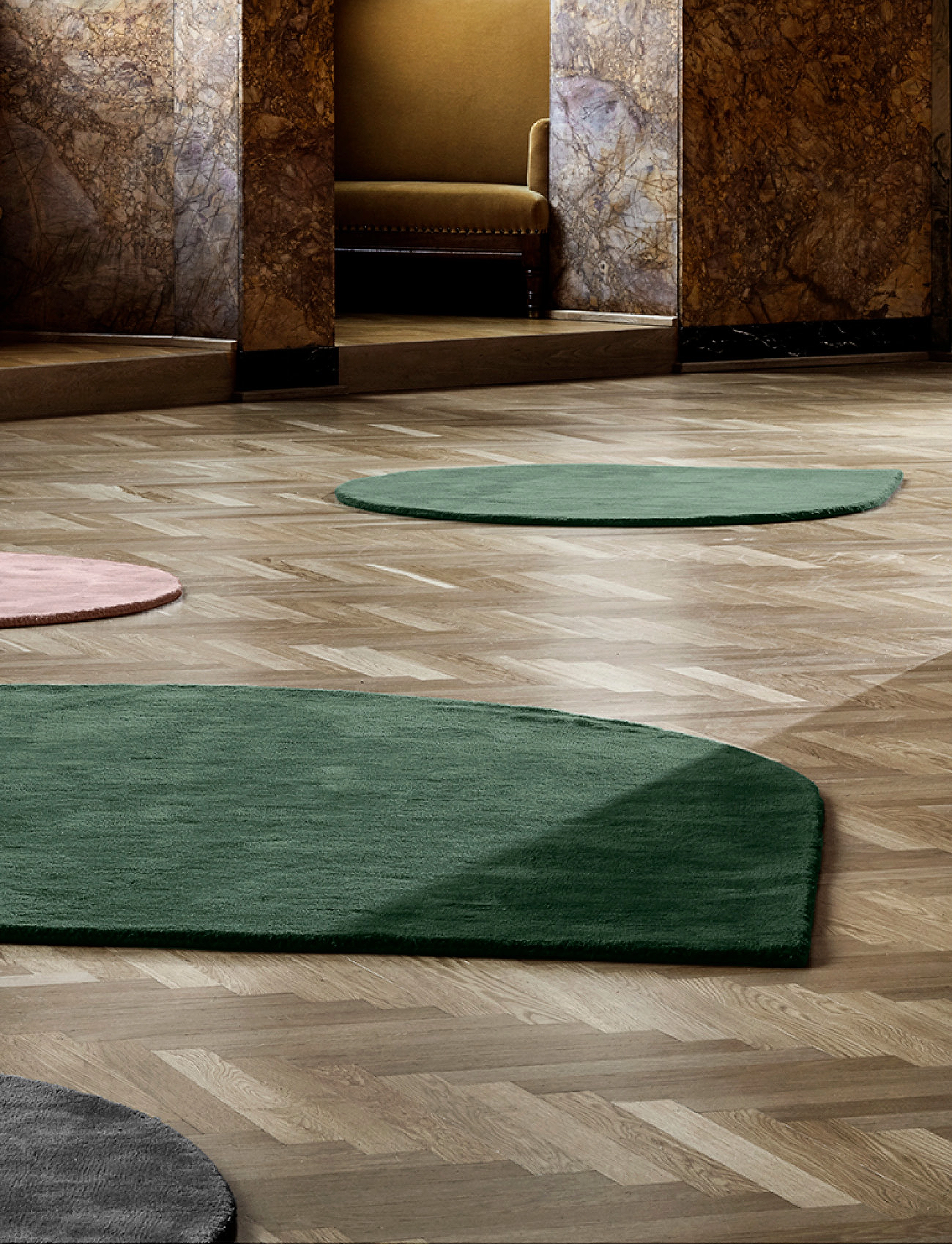 AYTM - STILLA rug - forest - 2