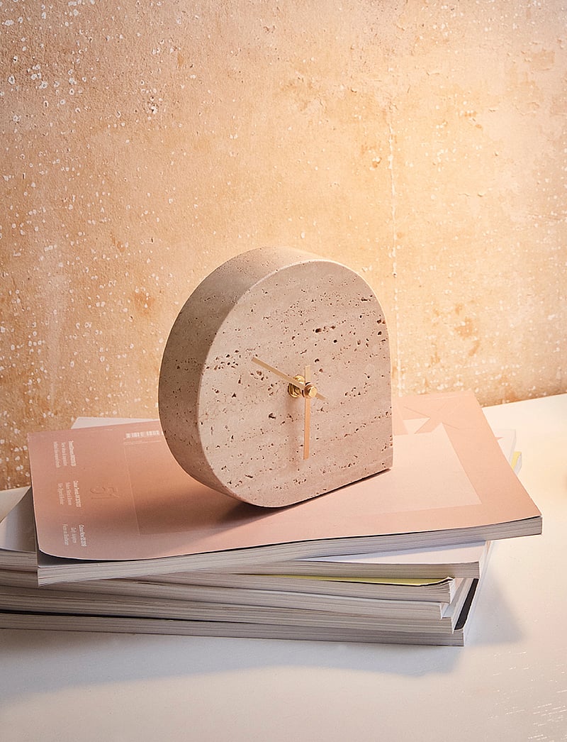 AYTM - STILLA clock - osta hinna alusel - travertine - 1