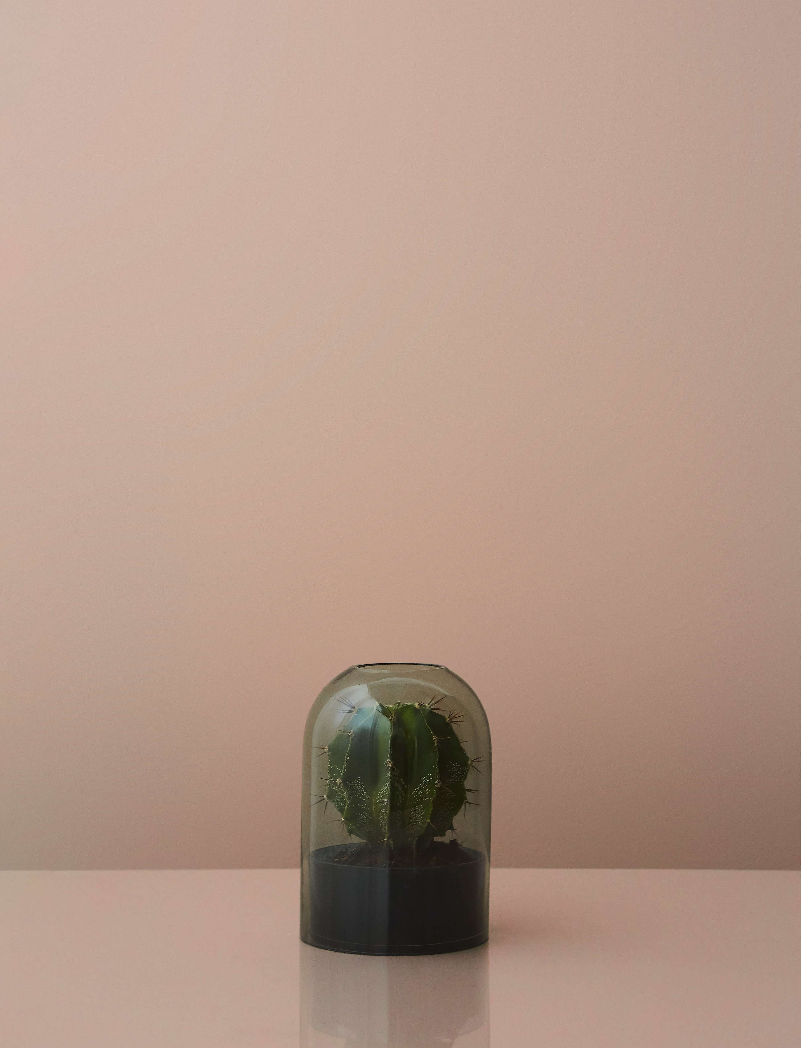 AYTM - TOTA lantern - vasen - amber/black - 3