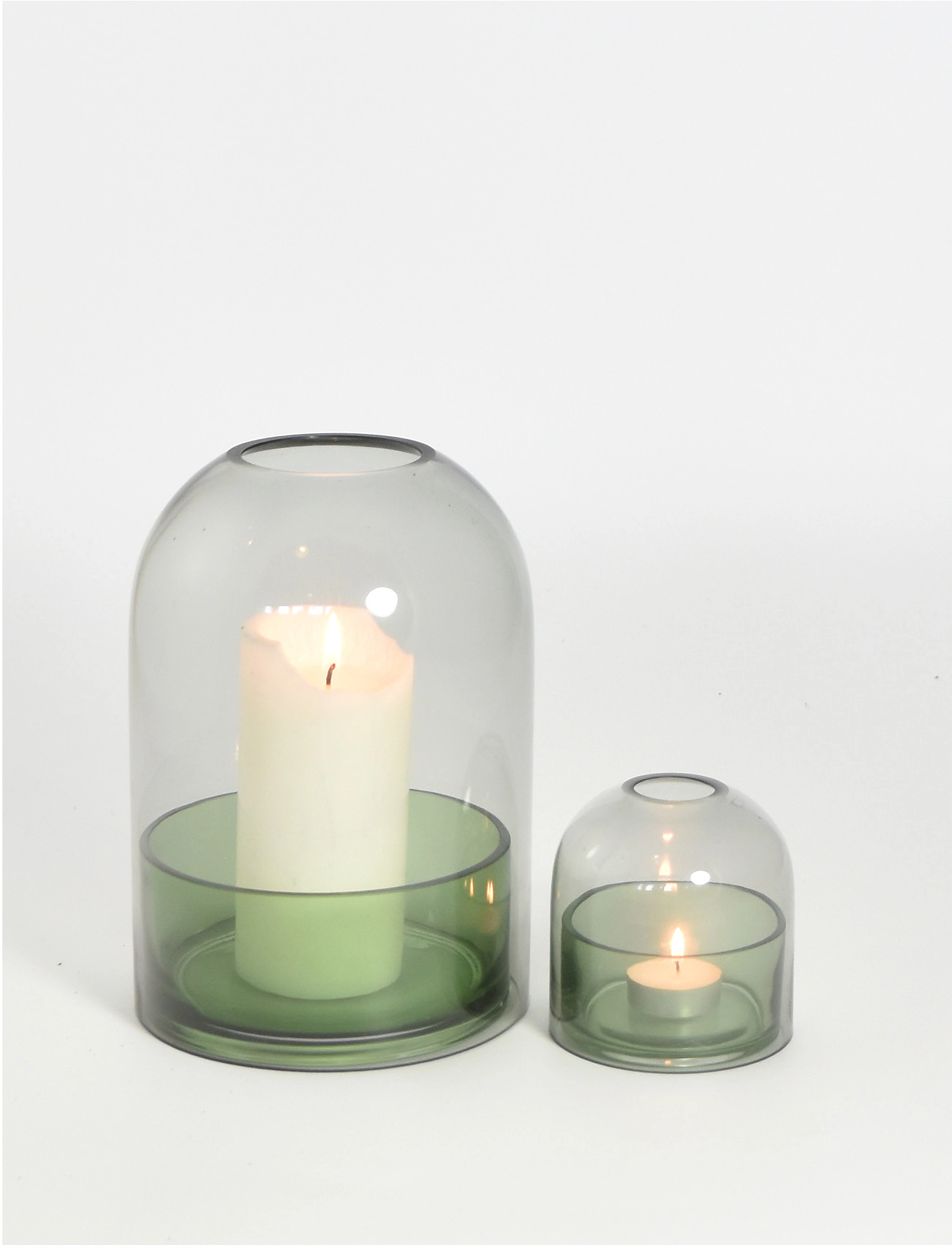 AYTM - TOTA lantern for tealight - black/forest - 1