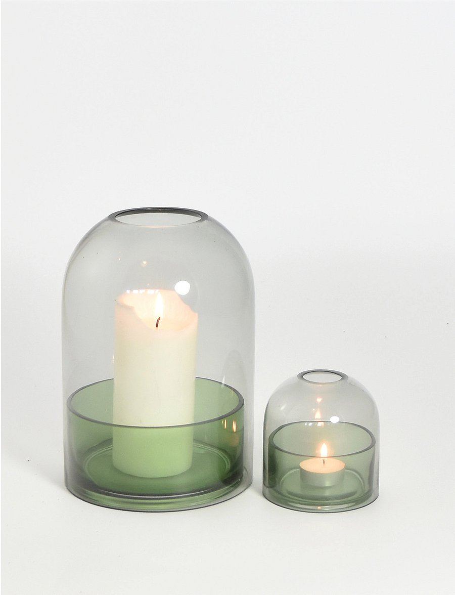 AYTM - TOTA lantern for tealight - black/forest - 1