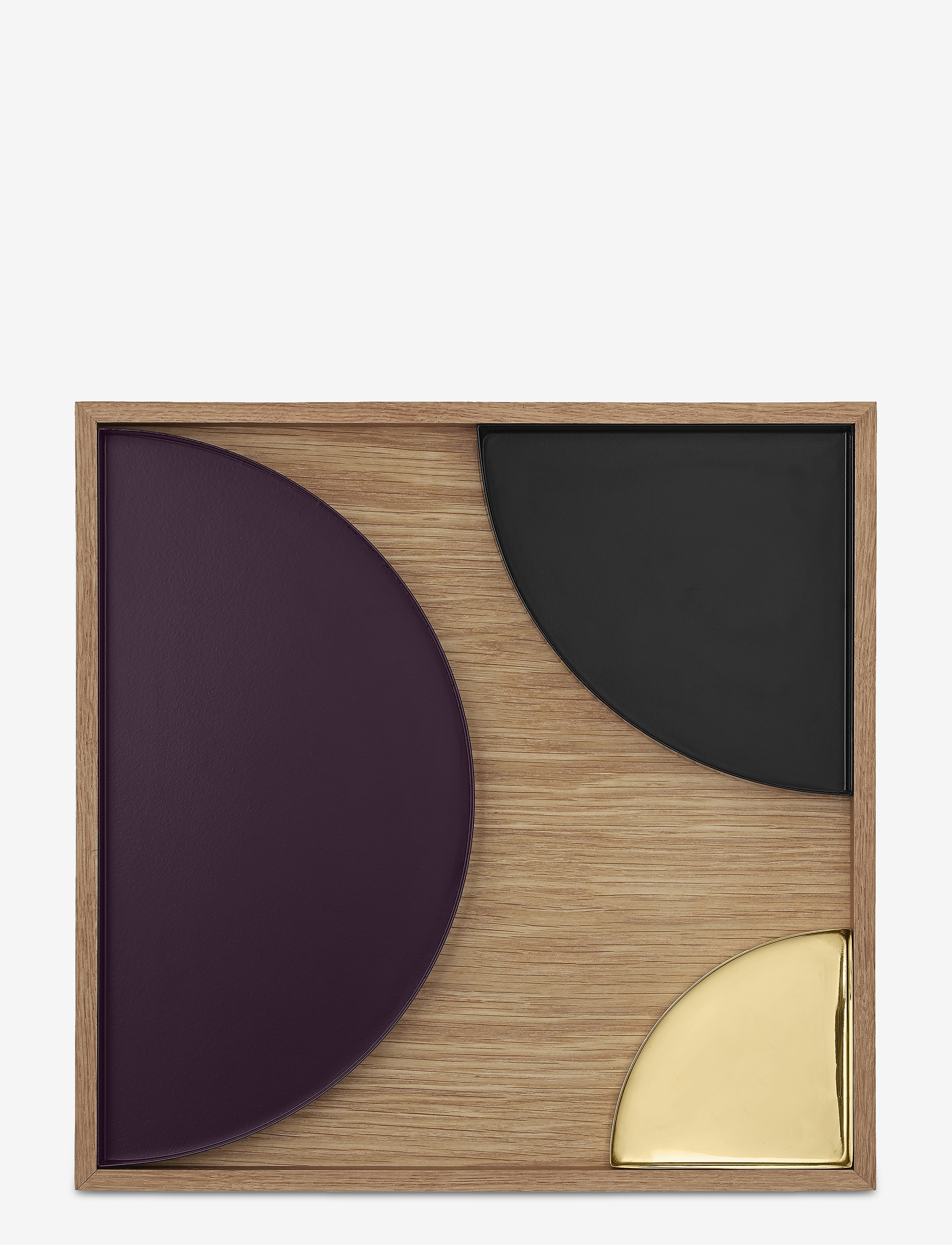 AYTM - UNITY wooden tray (FSC®  100%) - dekorativa fat & skålar - oak - 2