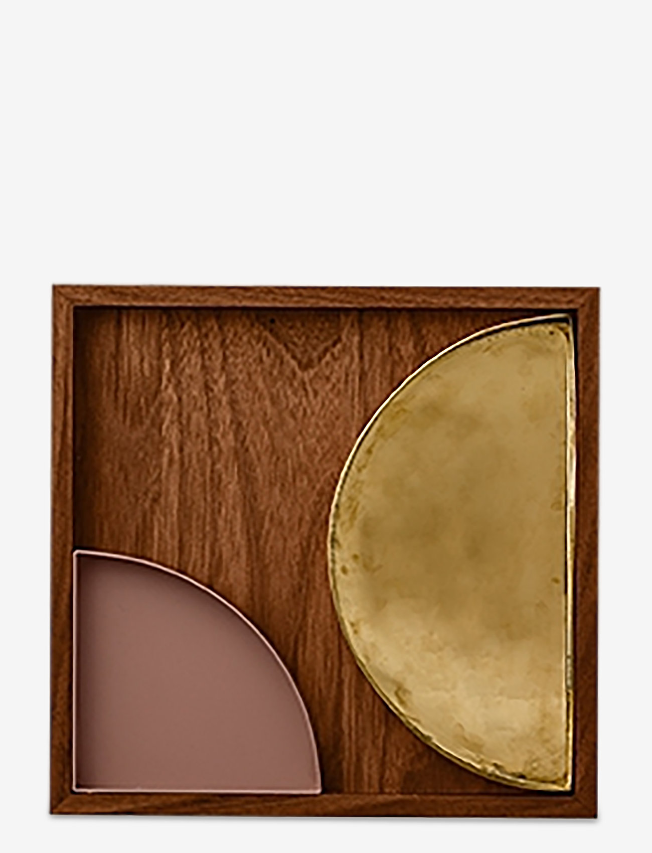 AYTM - UNITY wooden tray - dekoschalen - walnut - 2