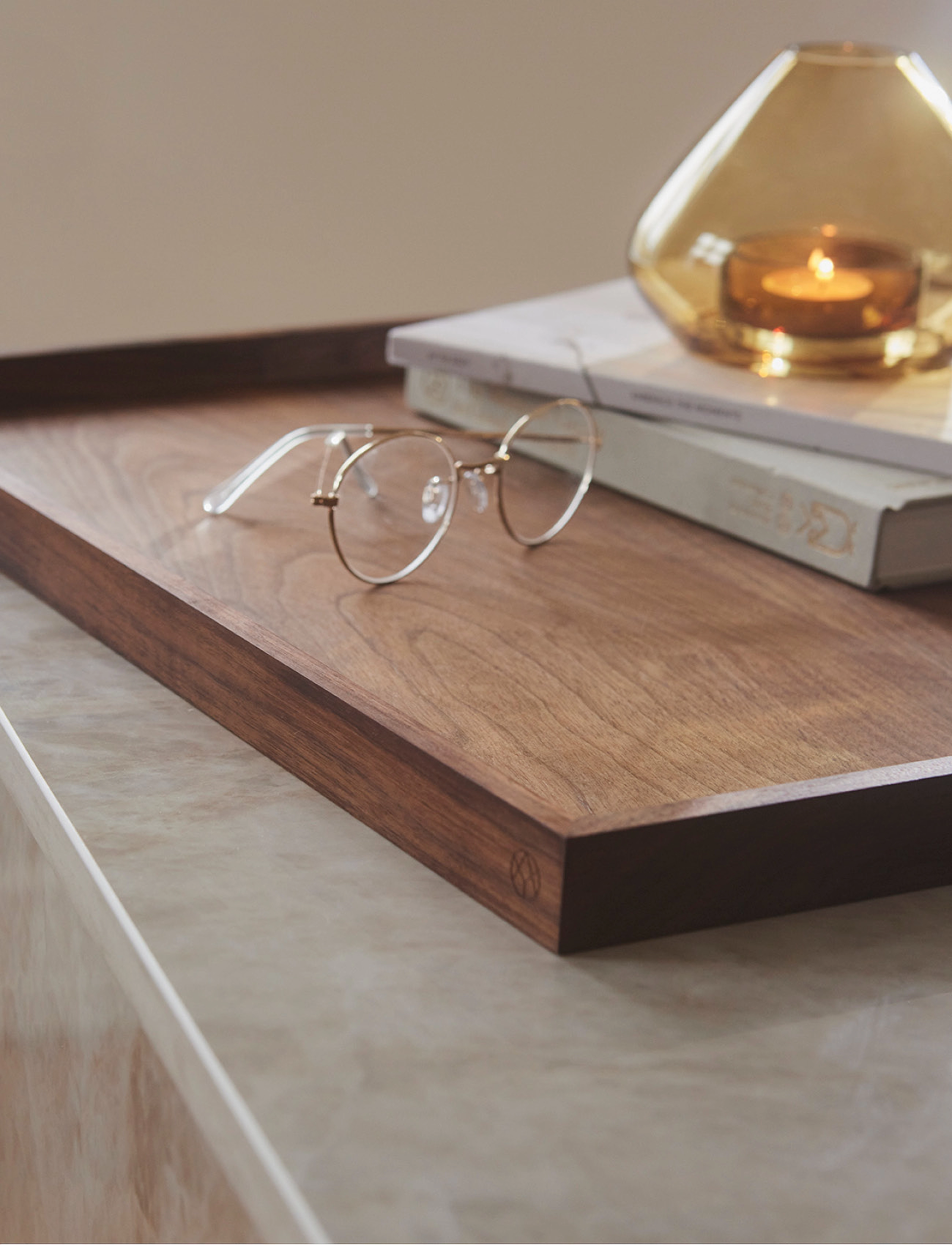 AYTM - UNITY wooden tray - dekoratīvie šķīvji - walnut - 3
