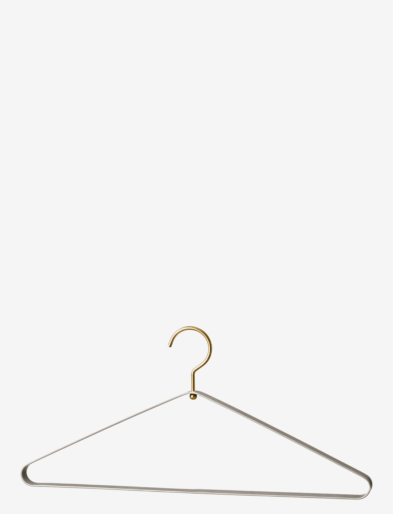 AYTM - VESTIS hanger - Set of 2 - home - taupe/gold - 0