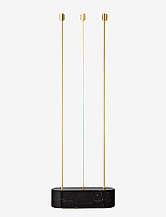 GRASIL floor candle holder - BLACK/GOLD