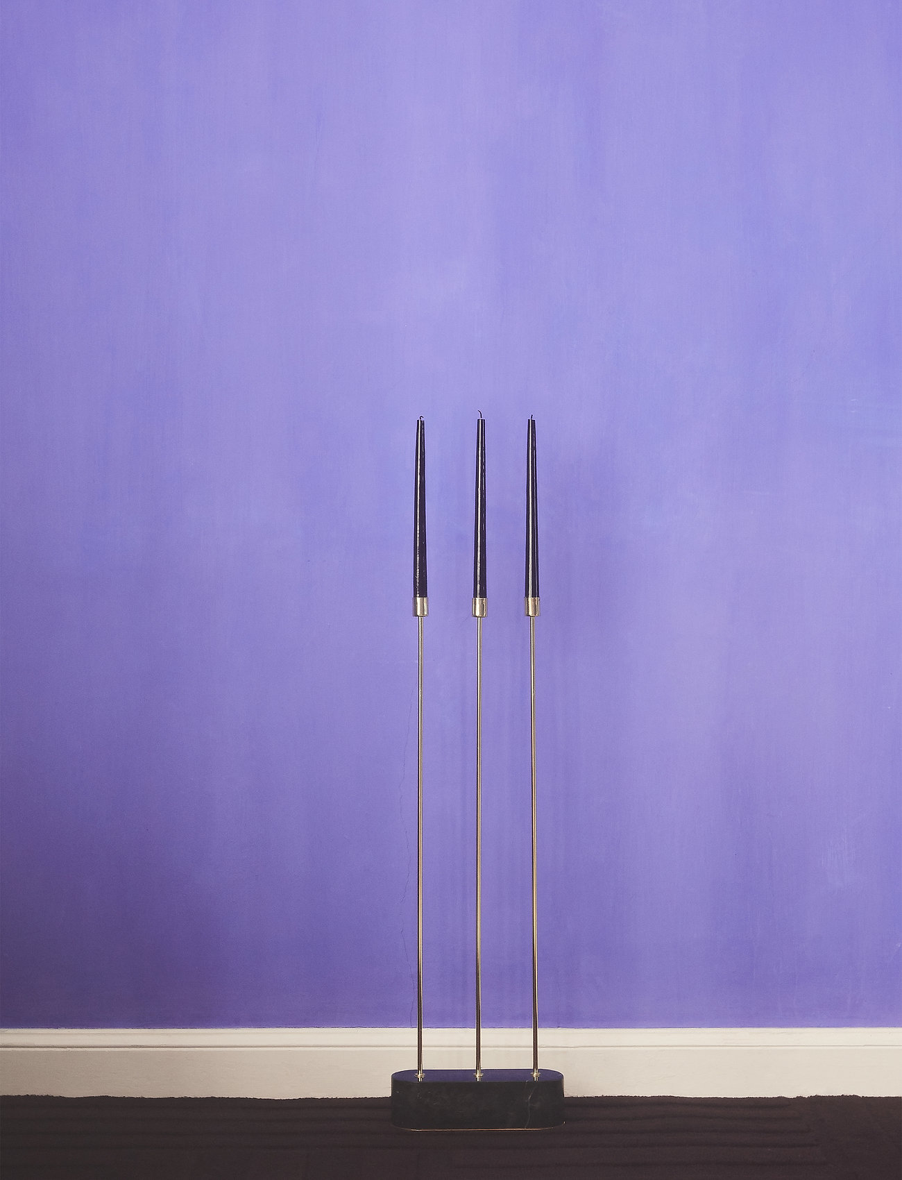 AYTM - GRASIL gulv lysestage - køb efter pris - black/gold - 2