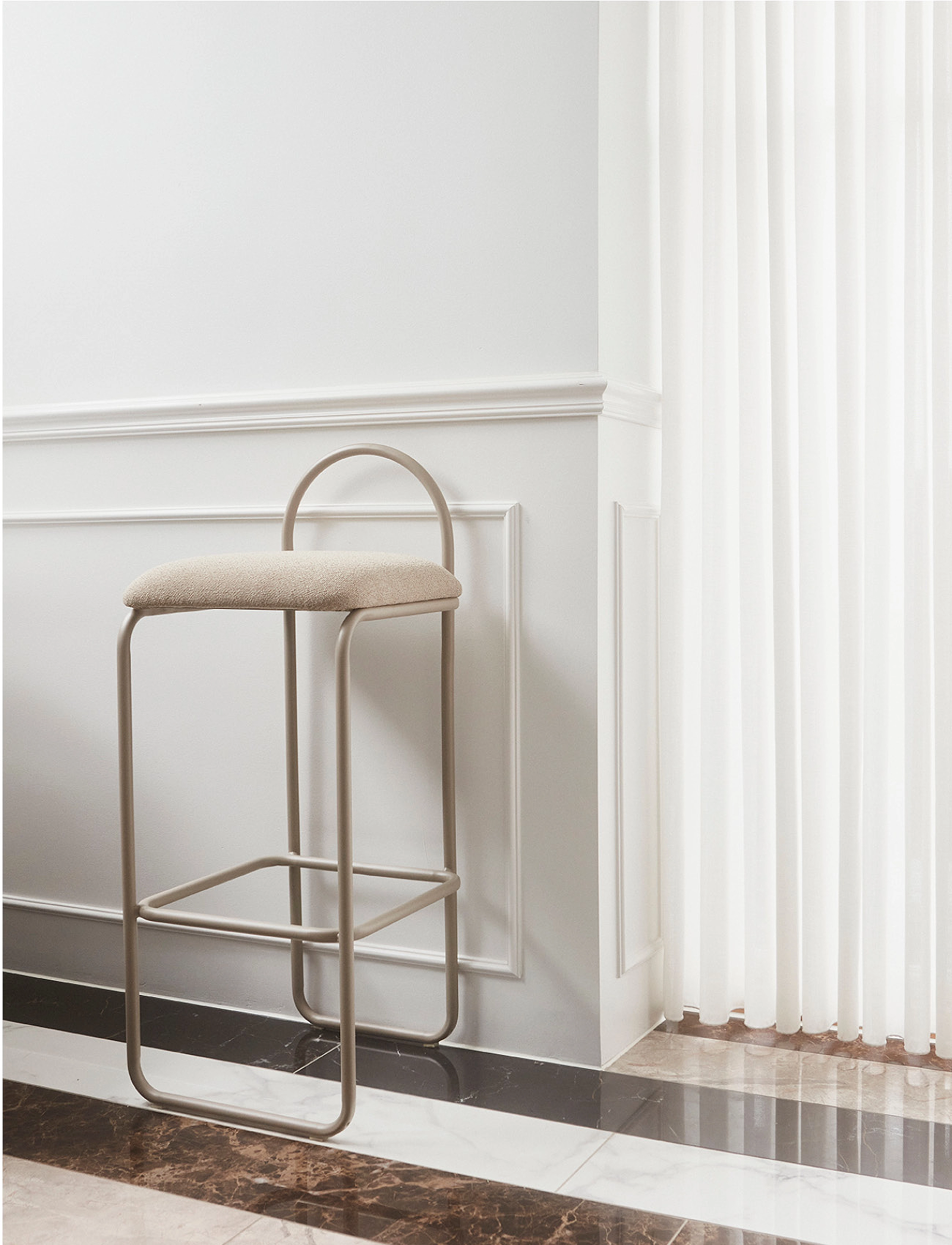AYTM Angui Barstol, H92.5 cm, Chairs & Stools, Beige - Barstools, Homeware