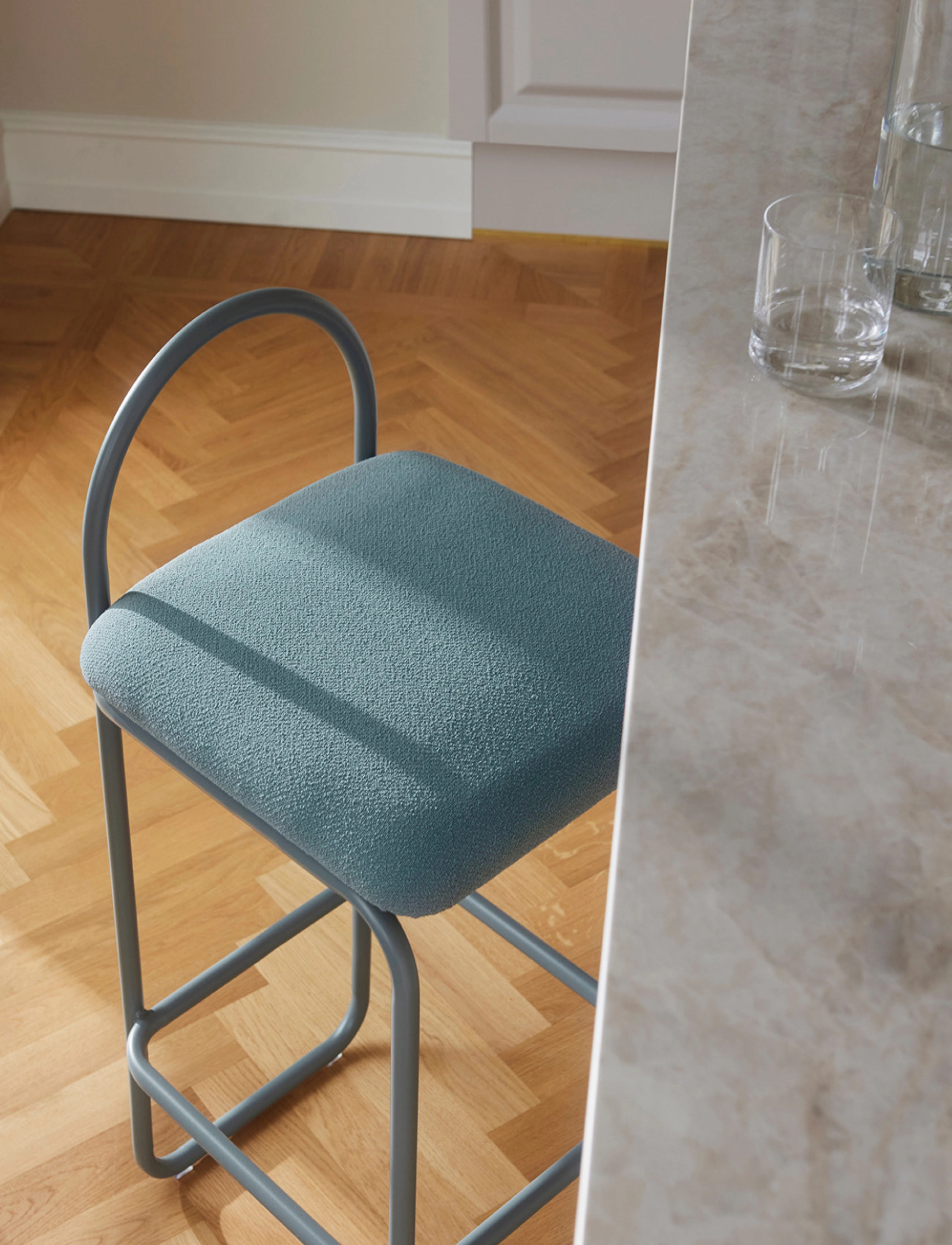 AYTM - ANGUI bar chair - barhocker - dusty blue - 5