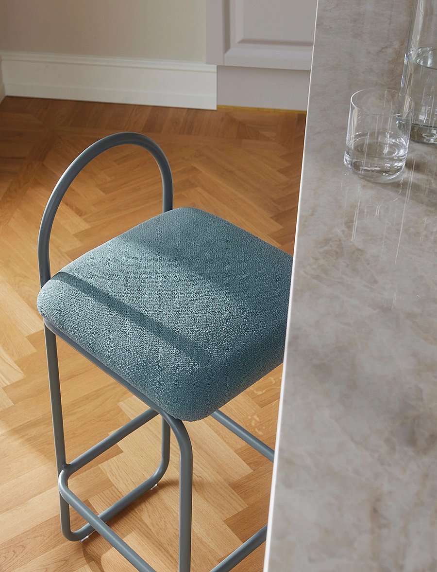AYTM - ANGUI bar chair - barhocker - dusty blue - 5