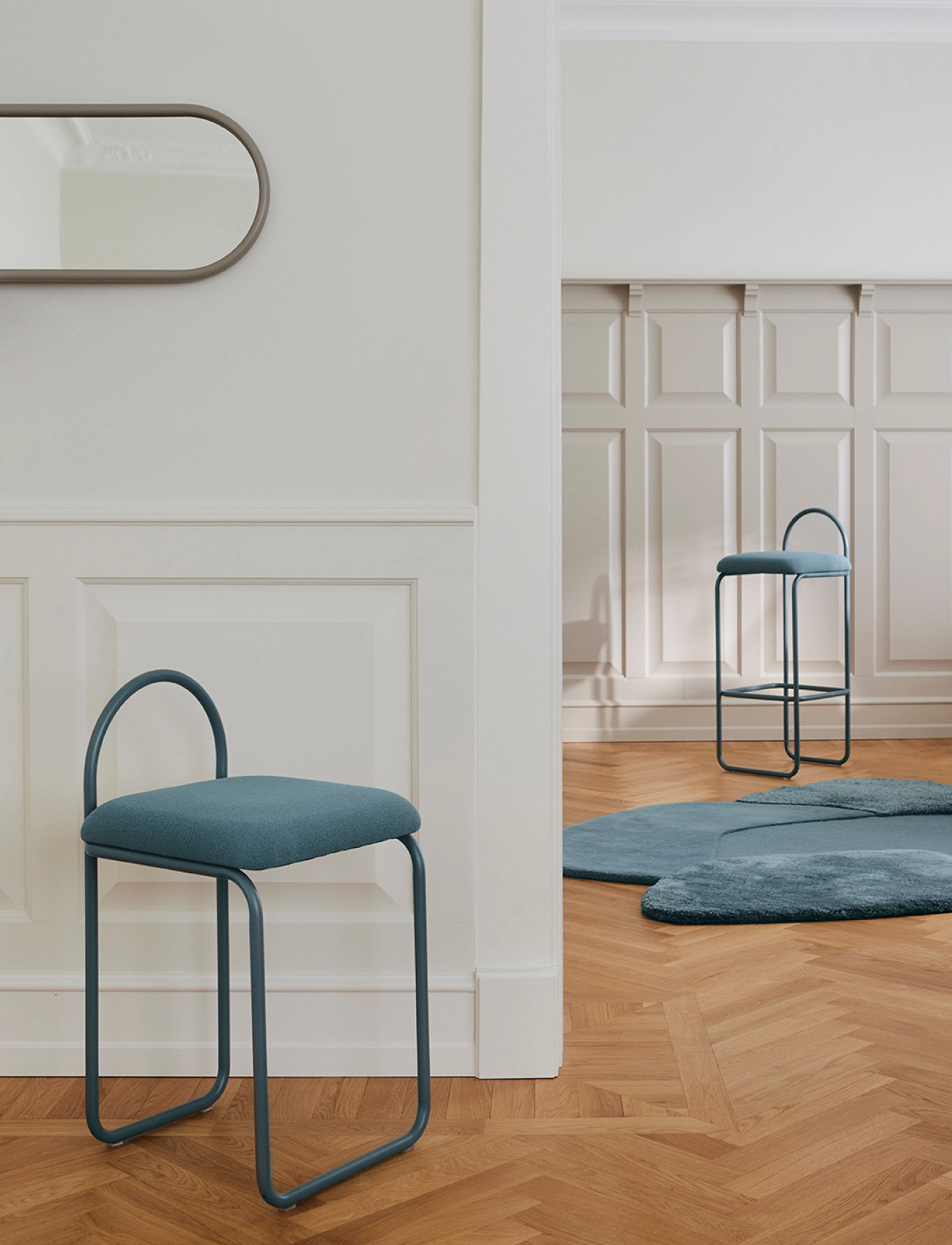 AYTM - ANGUI bar chair - barkrukken - dusty blue - 5