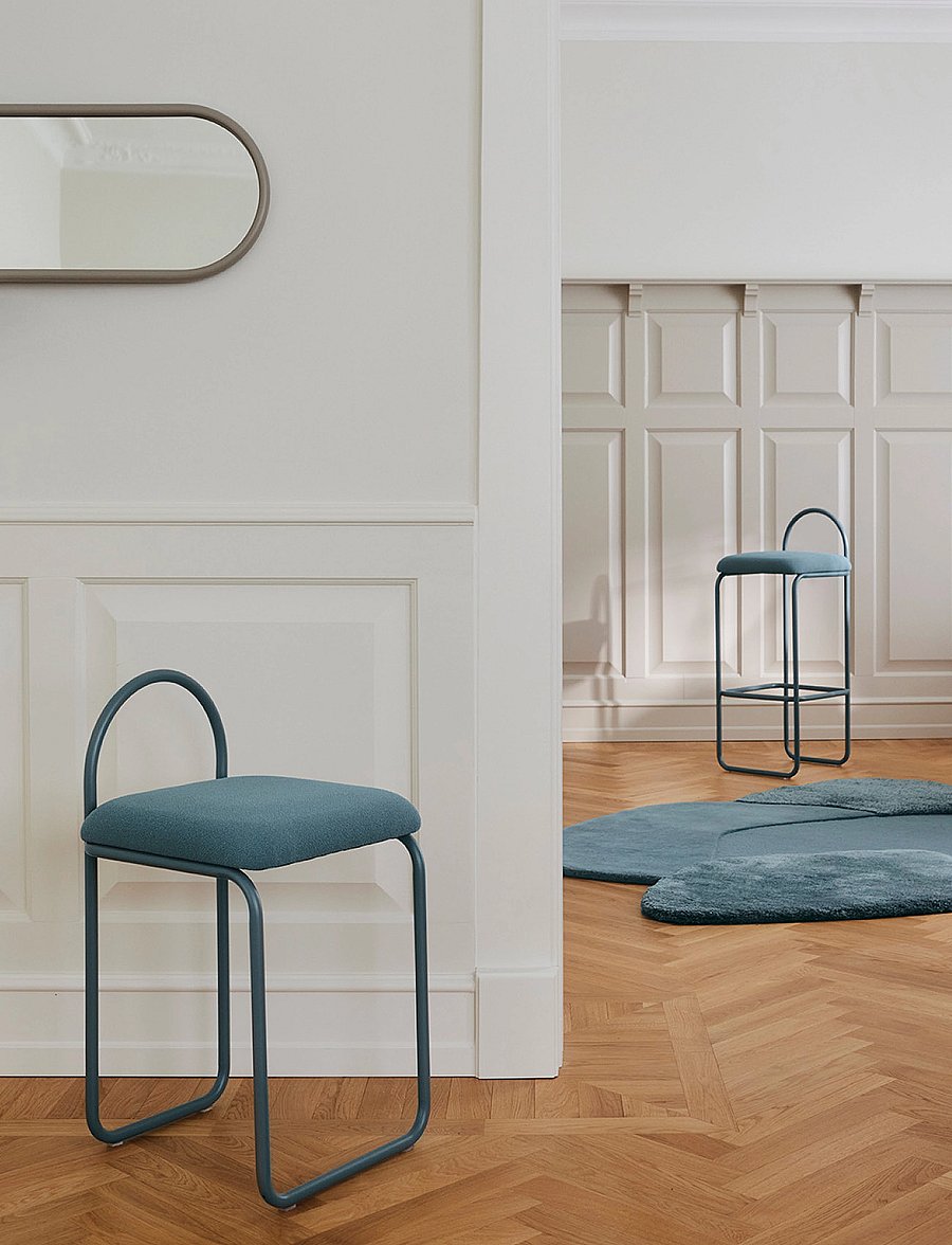 AYTM - ANGUI bar chair - barhocker - dusty blue - 5
