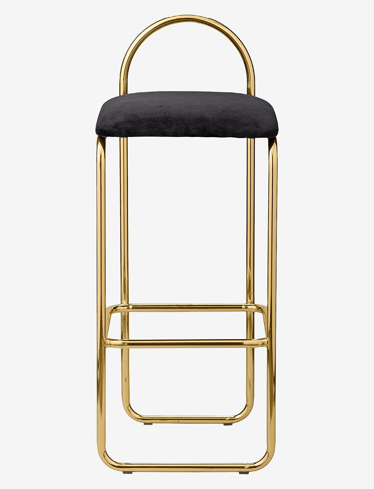 AYTM - ANGUI bar chair - chairs & stools - anthracite/gold - 0