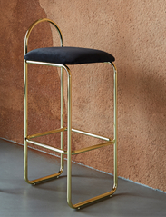 AYTM - ANGUI bar chair - chairs & stools - anthracite/gold - 2