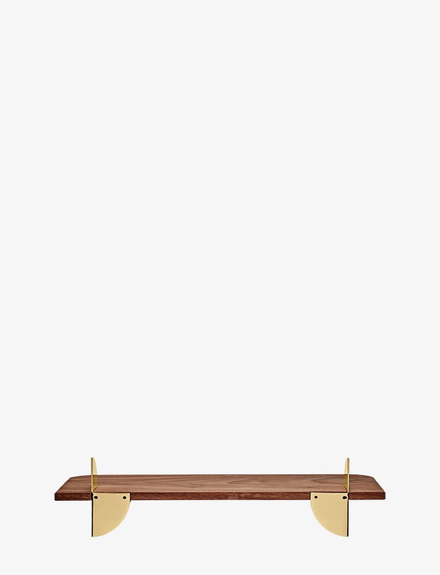AYTM - AEDES shelf - hoiustamine ja riiulid - walnut/gold - 1