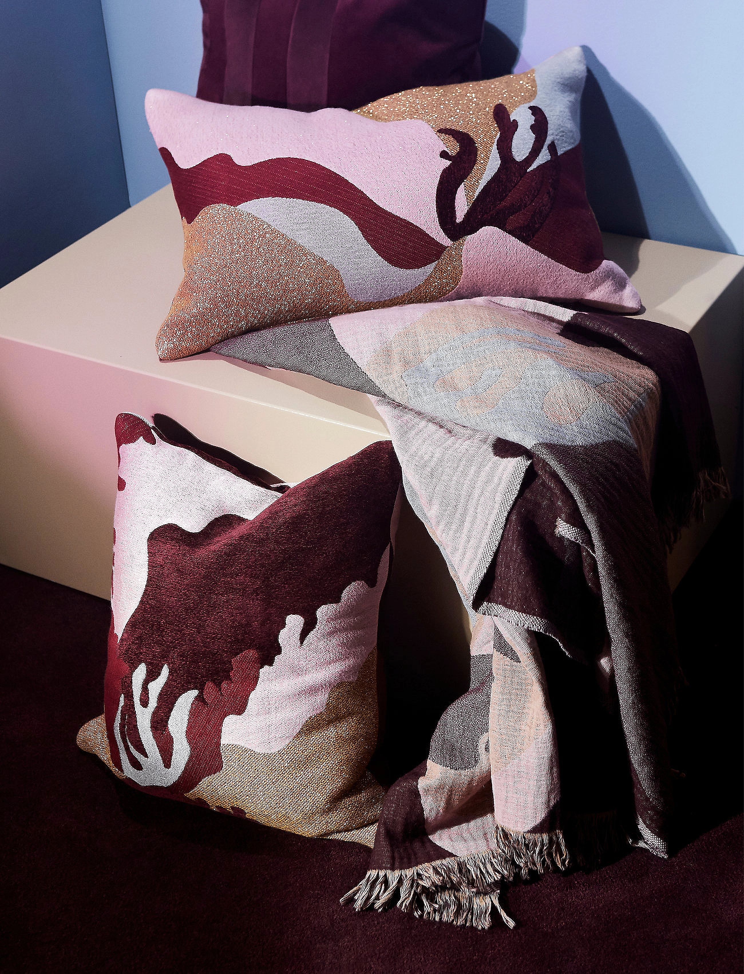 AYTM Flores Pude, 45X45 cm, Multi/patterned, Puder & Tæpper > Puder, Unisex