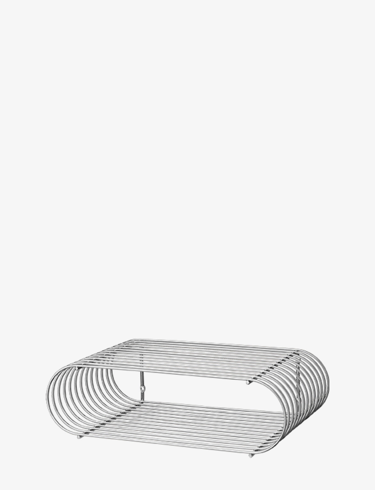 AYTM - CURVA shelf - badezimmerverwahrung - silver - 1