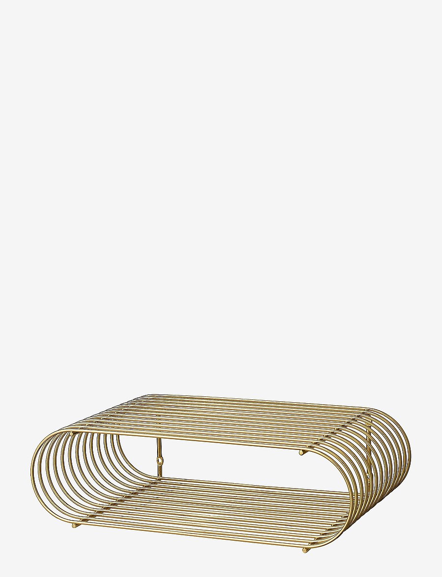 AYTM - CURVA shelf - badezimmerverwahrung - gold - 1