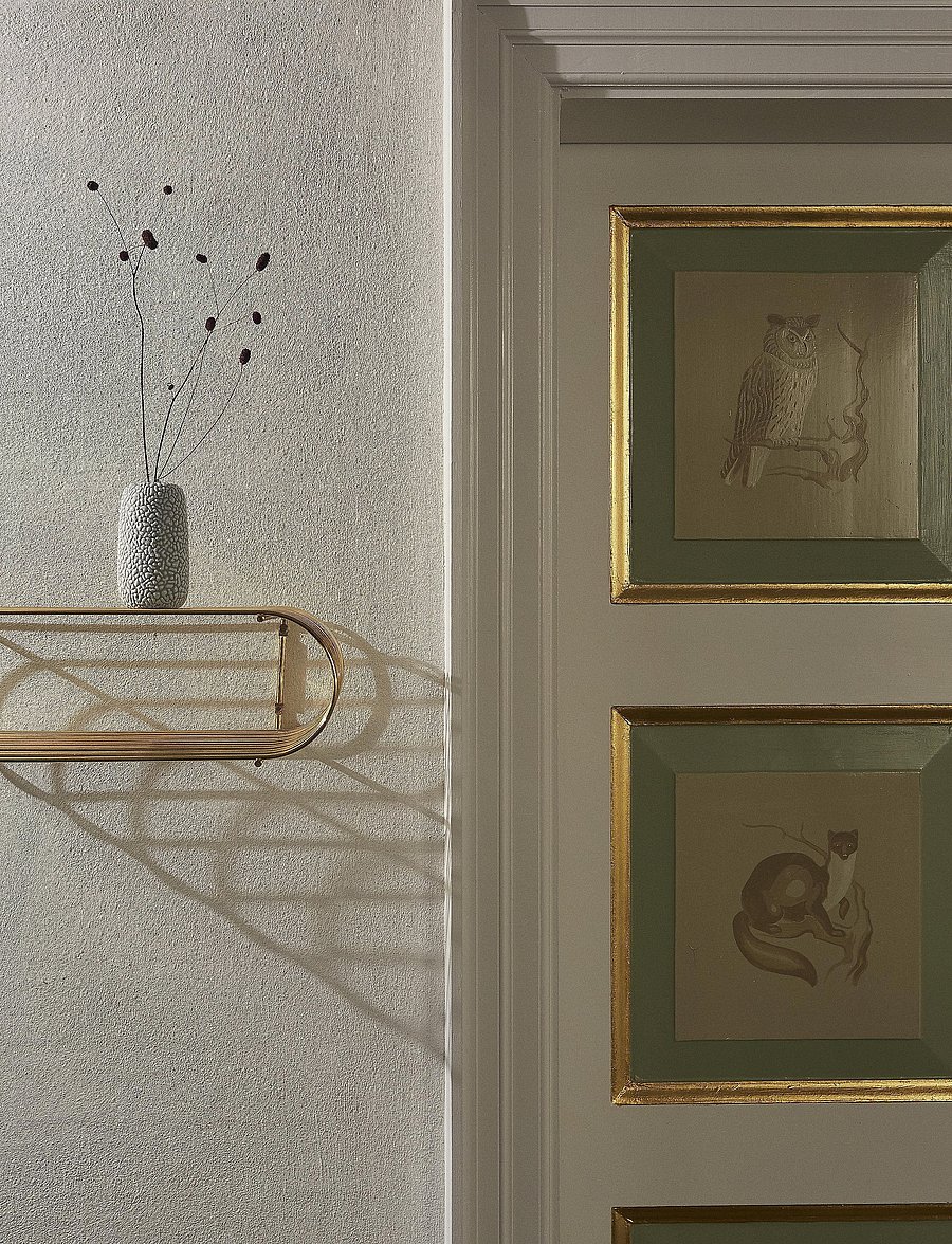 AYTM - CURVA shelf - badezimmerverwahrung - gold - 3