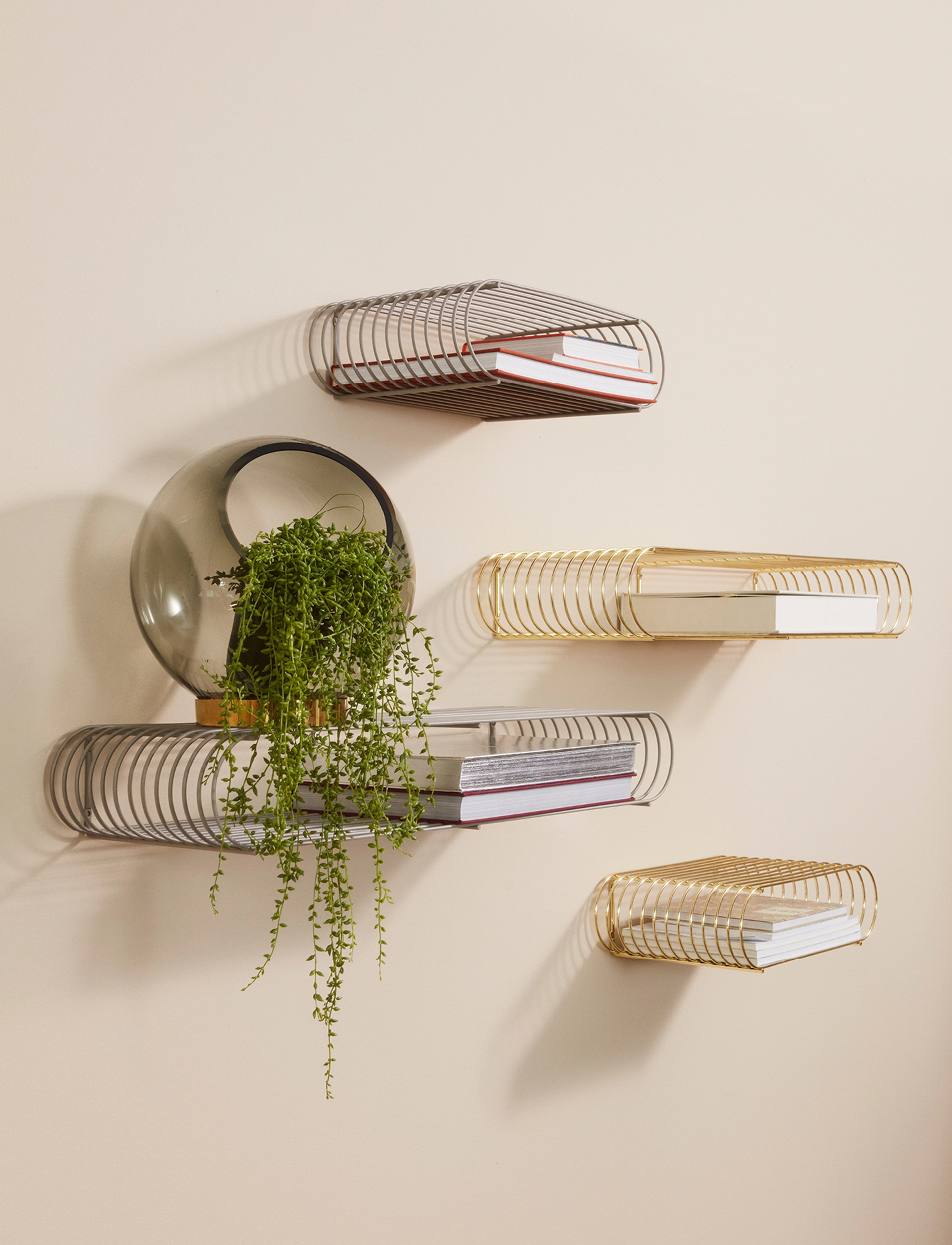 AYTM - CURVA shelf - vonios lentynos - taupe - 2