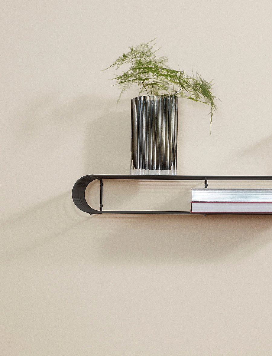 AYTM - CURVA shelf - riiulid - black - 0