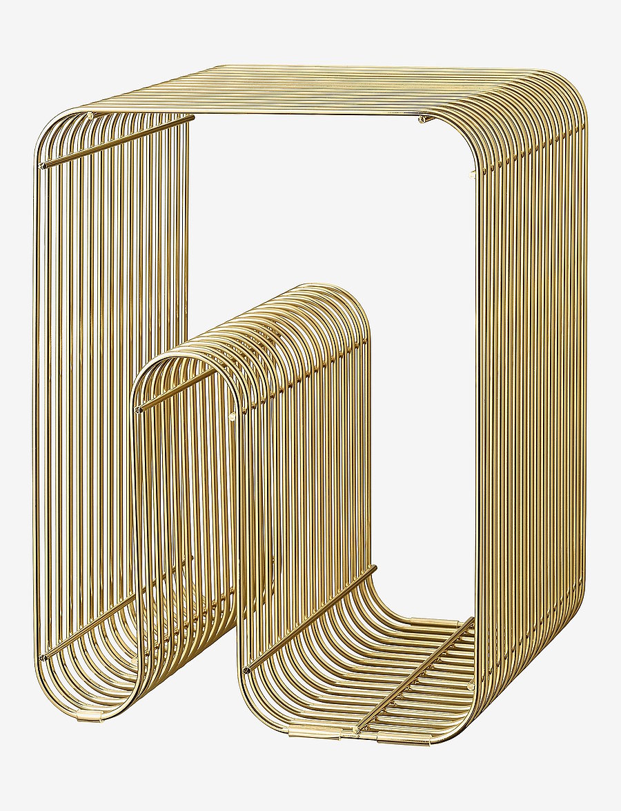 AYTM - CURVA stool - hocker & bänke - gold - 3
