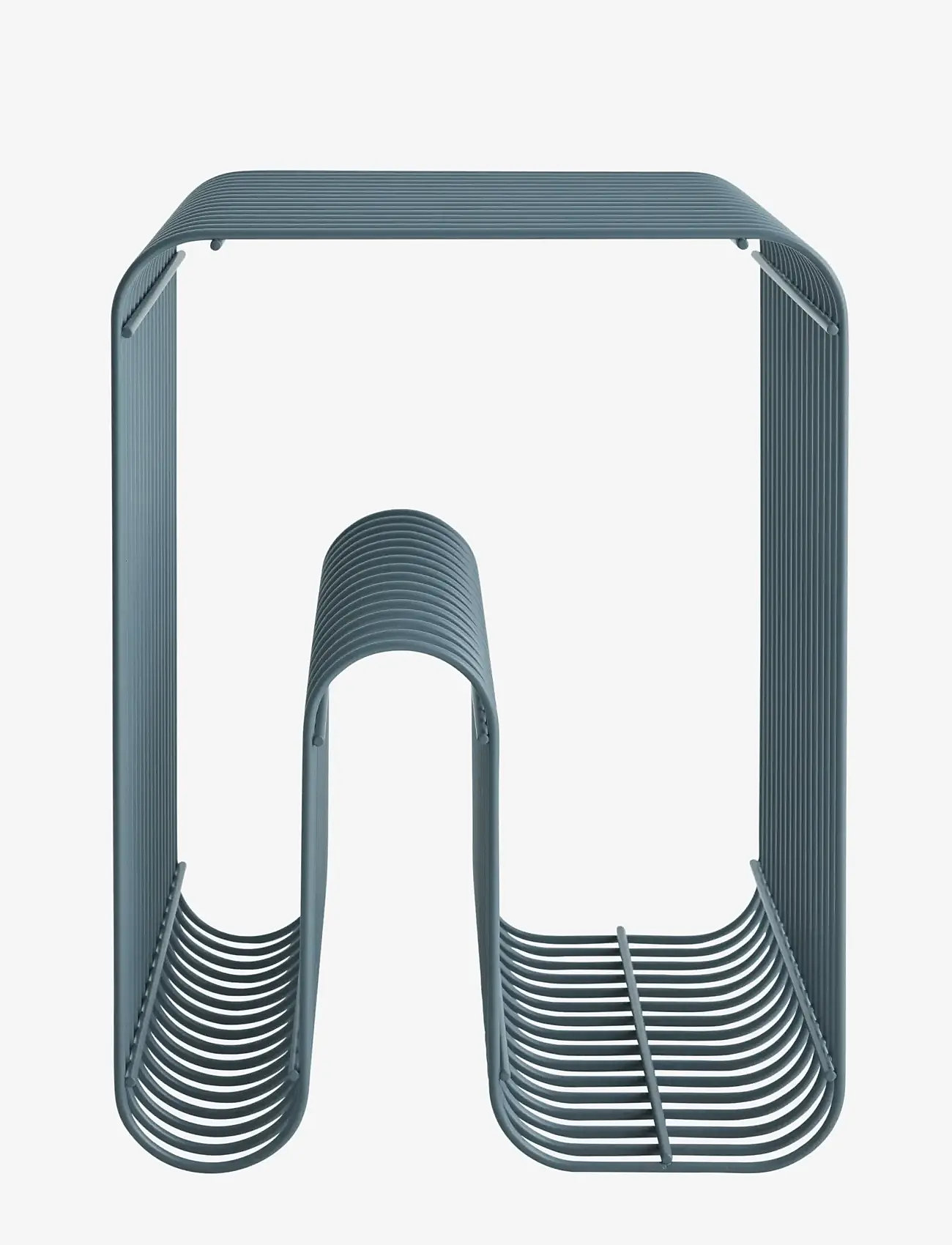 AYTM - CURVA stool - hocker & bänke - dusty blue - 1