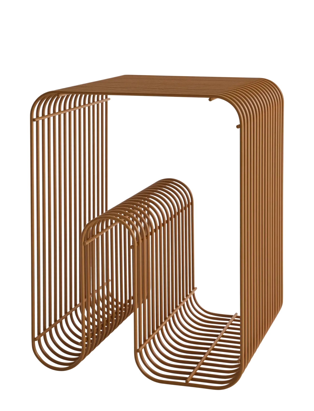 AYTM Curva Skammel, Taburet og bænk, Brun, Str: L32.4XW32.4XH43CM