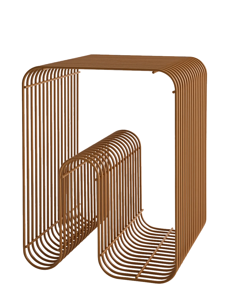 AYTM - CURVA stool - trendid - amber - 1