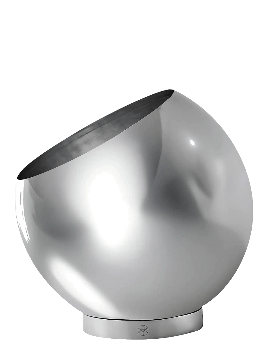 AYTM - GLOBE flowerpot - blumentöpfe - silver - 0