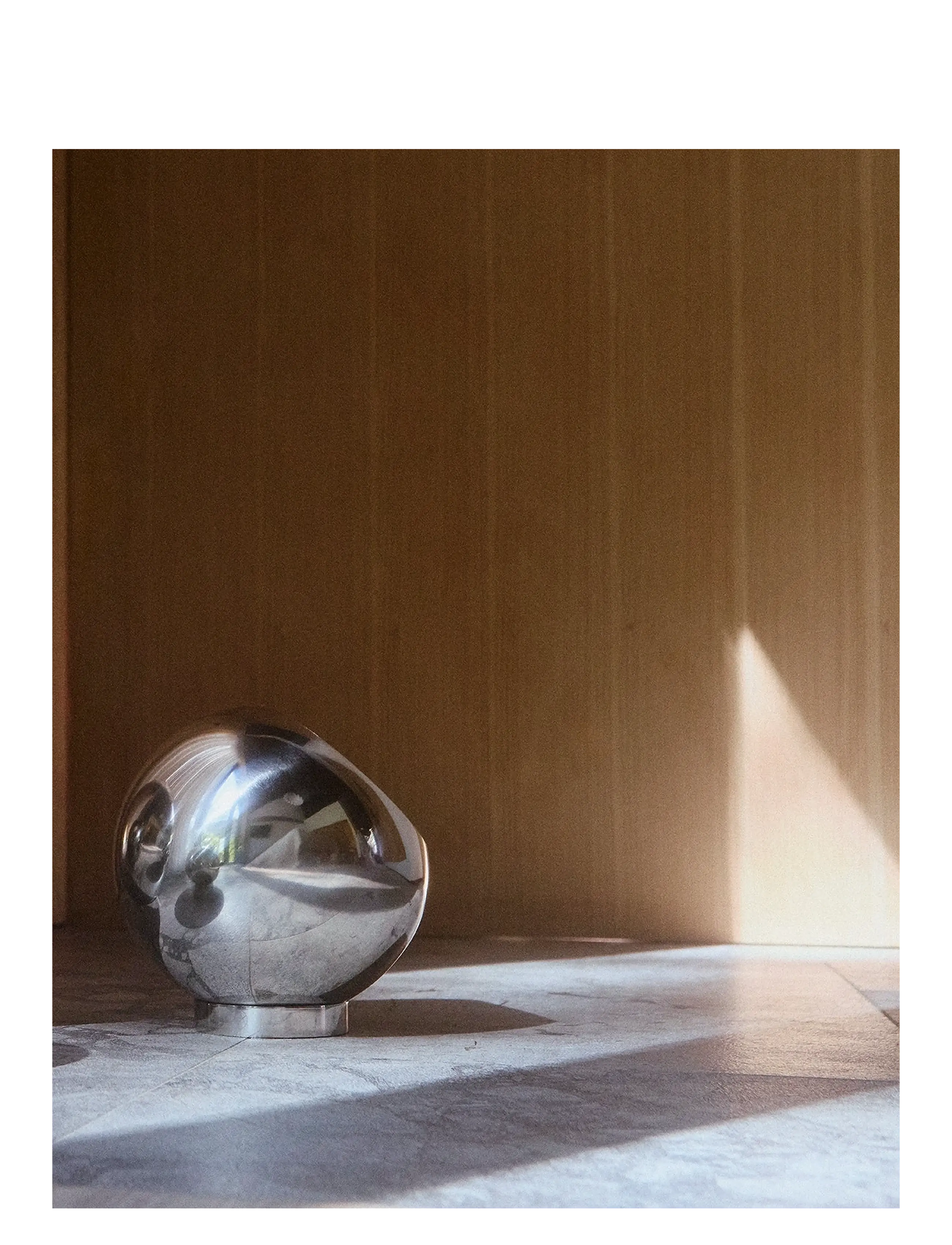 AYTM - GLOBE flowerpot - donice - silver - 1
