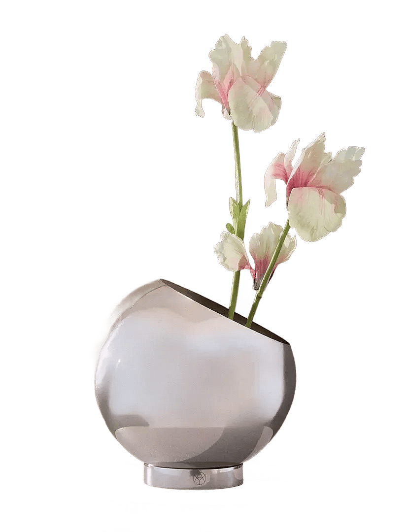 AYTM - GLOBE flowerpot - blumentöpfe - silver - 0