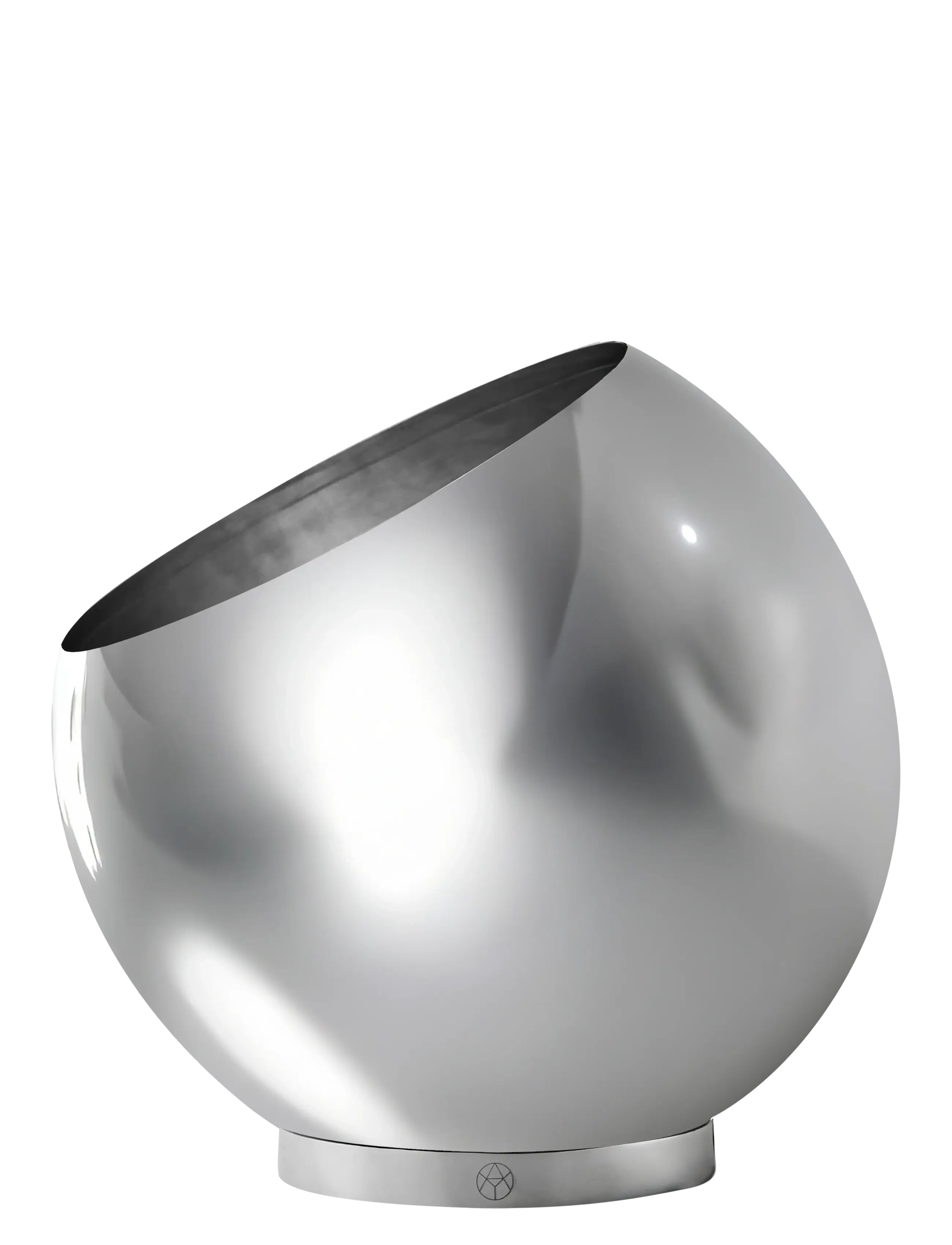GLOBE flowerpot - SILVER