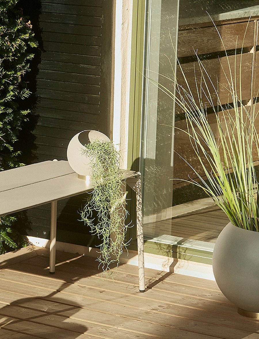AYTM - GLOBE flowerpot - lillepotid - taupe - 0
