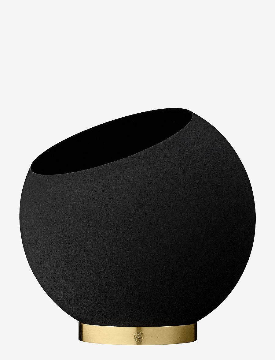 AYTM - GLOBE flowerpot - lillepotid - black - 1