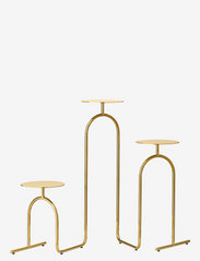 AYTM - HIATUS pedestal table - home - gold - 0