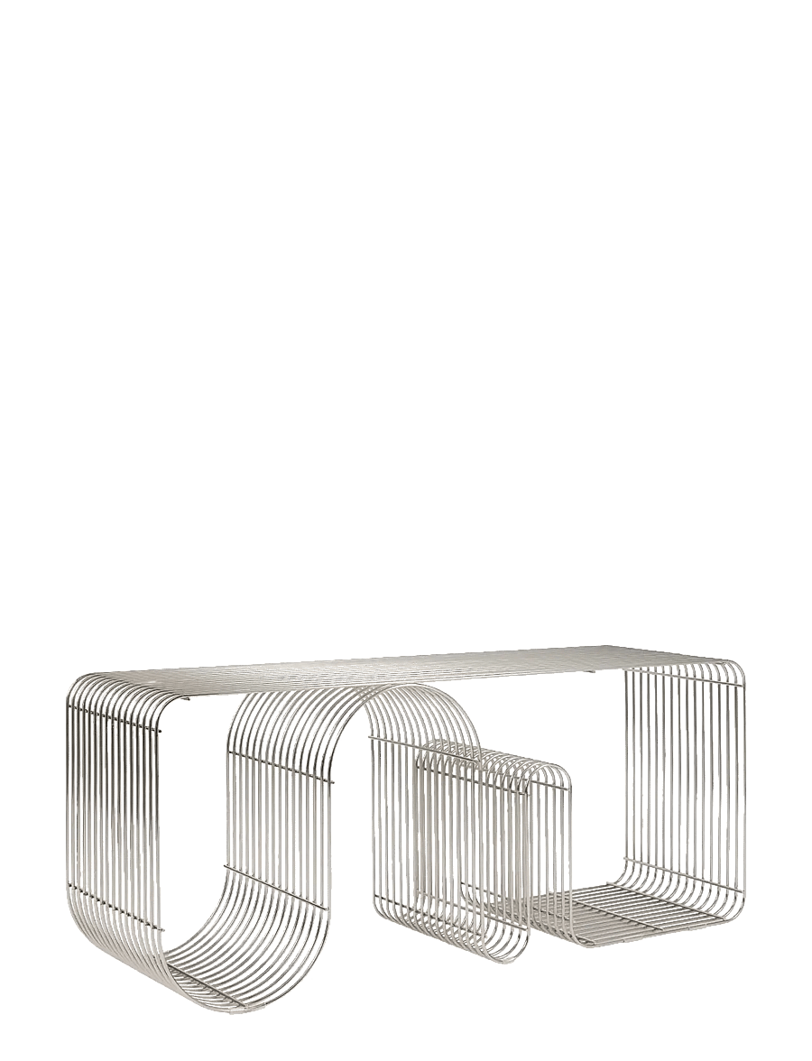 AYTM - CURVA bench - hocker & bänke - silver - 1