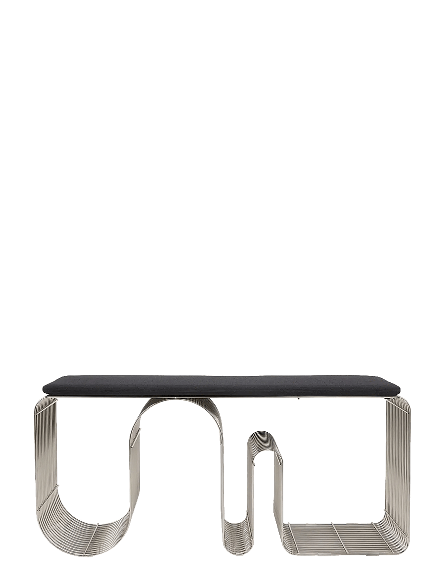 AYTM - CURVA bench - hocker & bänke - silver - 2