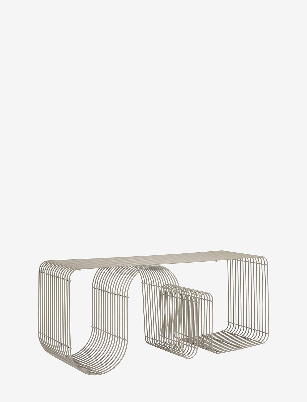 AYTM - CURVA bench - pallar & bänkar - taupe - 1