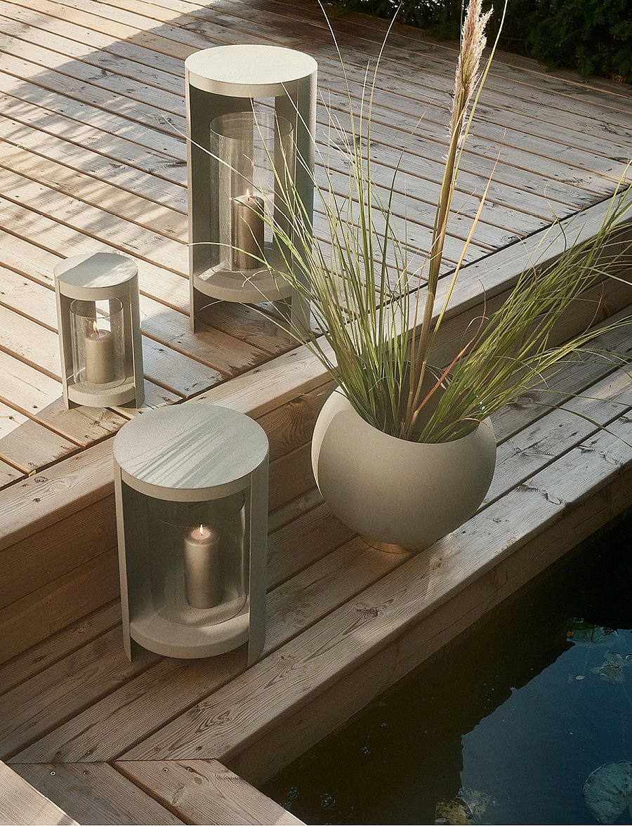 AYTM - ORA lantern - laternas - taupe - 3