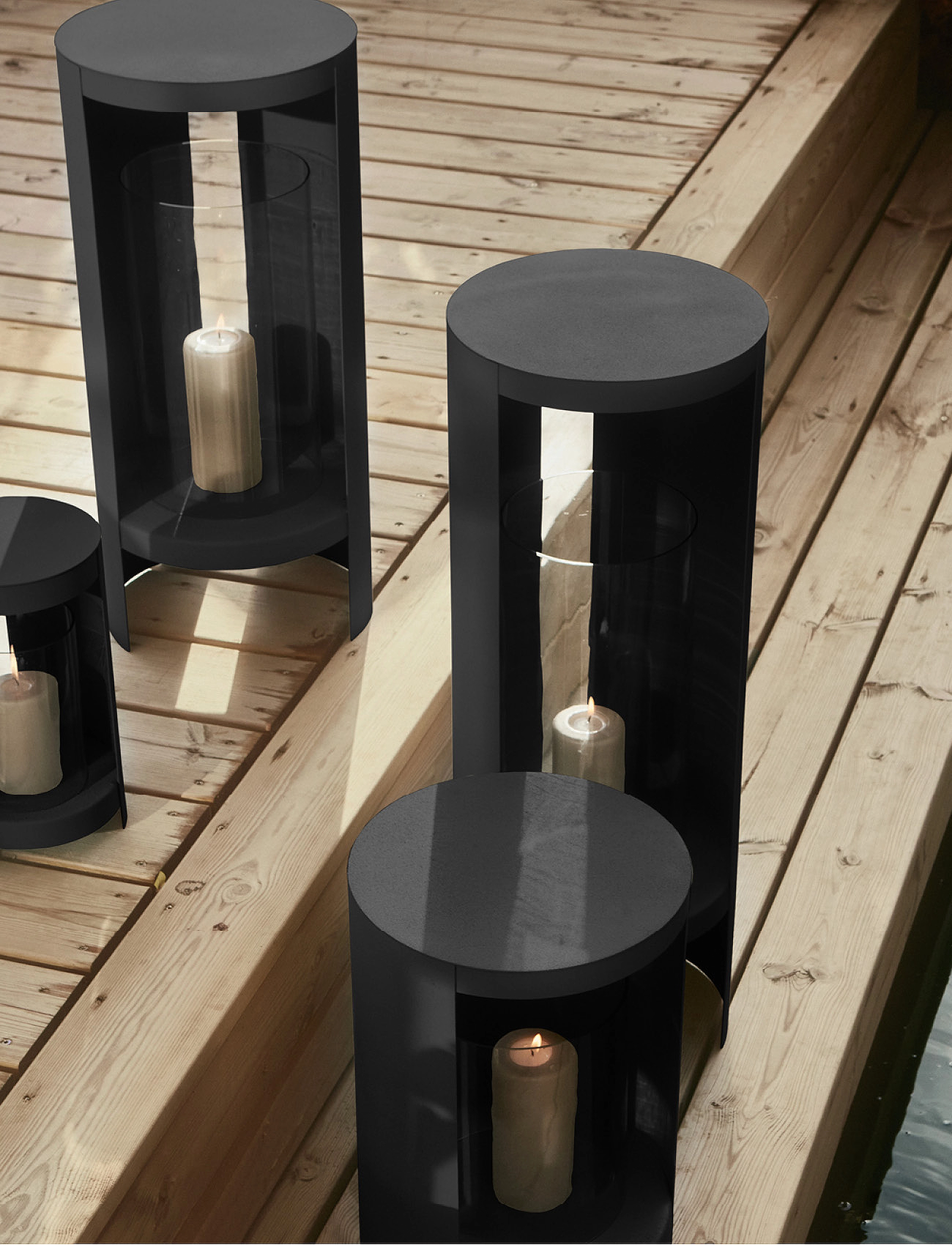 AYTM - ORA lantern - lyktor - black - 3