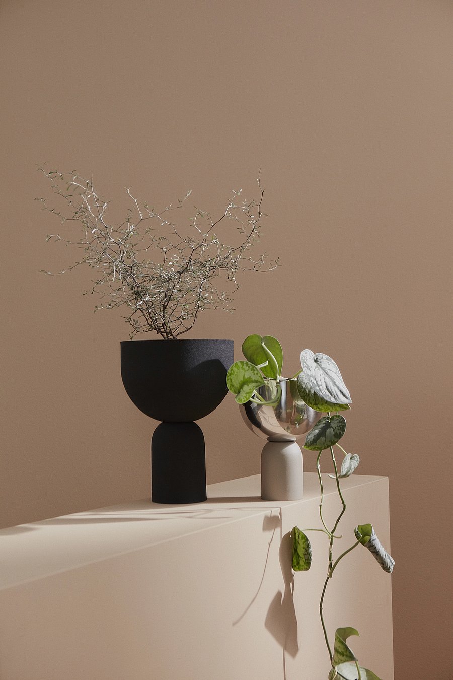 AYTM - TORUS flowerpot - lillepotid - black - 4