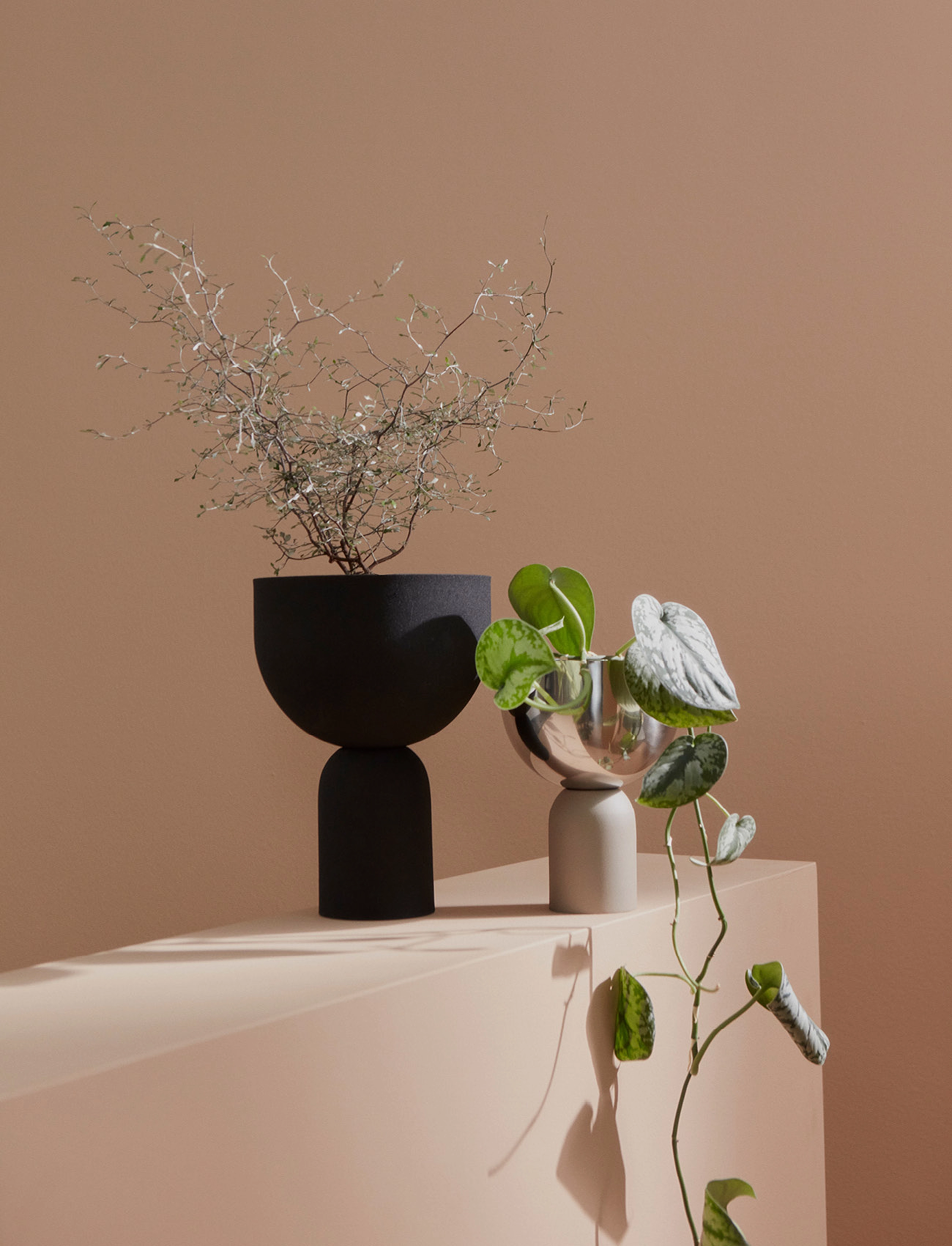 AYTM - TORUS blomsterpotte - krukker - silver taupe - 2