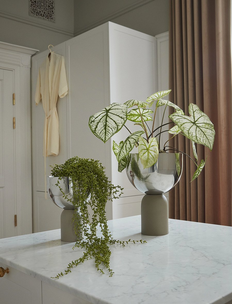 AYTM - TORUS flowerpot - lillepotid - silver taupe - 3