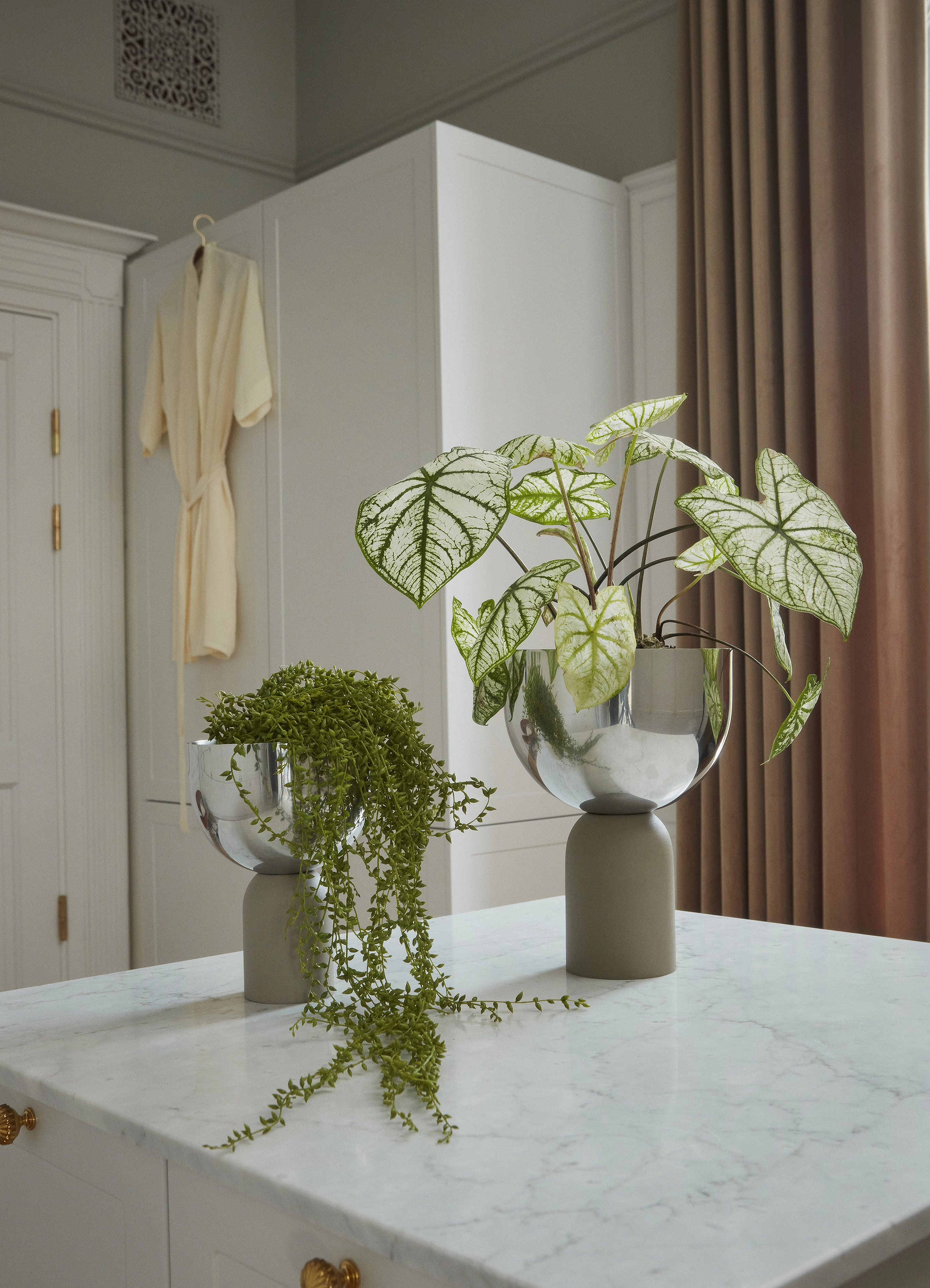 AYTM - TORUS flowerpot - krukor - silver taupe - 3